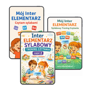 Pakiet: Od sylaby do czytania ze zrozumieniem - interaktywne e-booki (format EPUB) + PDF do druku